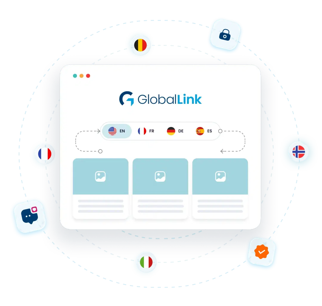 Blue GlobalLink G Logo